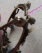 Victorian 10k?  Small Wreath Pin As Is