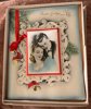 Vintage Paramount 1942 Puffy Large Christmas Card 8" x 10"