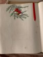 Vintage Paramount 1942 Puffy Large Christmas Card 8" x 10"