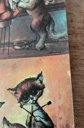 Vintage Big Eyes Miree Cat Musicians And Dogs at Bar Litho 