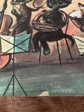 Vintage Big Eyes Miree Cat Musicians And Dogs at Bar Litho 