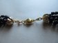 Vintage Black Hearts Multi Strand Necklace With Magnetic Clasp