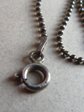 Vintage Sterling Silver Chain Italy Beaded Style 16" 2.7 Grams 925