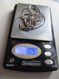 Vintage Sterling Silver Snake Chain 30" Long 10.9 Grams