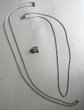 Two Vintage Sterling Silver Chains and Box Clasp 4.7 Grams