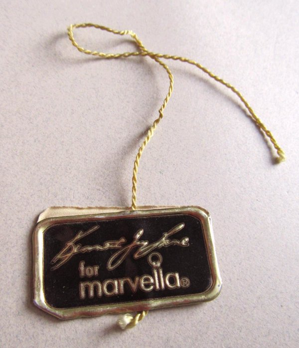 Vintage Kenneth Jay Lane for Marvella  Jewelry Tag