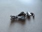 Sterling Silver Marcasite Cat Pendant 2.8 Grams Fine Jewelry
