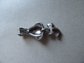 Sterling Silver Marcasite Cat Pendant 2.8 Grams Fine Jewelry