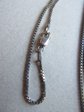 Vintage Sterling Silver Box Chain 30" Fine Jewelry 925