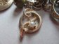 Vintage 1950's Blue Moon Green Bakelite And Lucite Charms Bracelet Smaller Wrist 7 1/4" Long