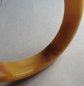 Bakelite Chunky Bangle Bracelet Cornbread Brown Sugar Vintage Jewelry