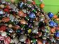 Vintage ONE DOZEN Art Glass Necklaces Lot Trade Bead Style For Jewlery Making