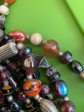 Vintage ONE DOZEN Art Glass Necklaces Lot Trade Bead Style For Jewlery Making