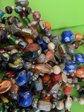 Vintage ONE DOZEN Art Glass Necklaces Lot Trade Bead Style For Jewlery Making