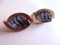Mid Century Glass Anson Cufflinks Men's Jewelry
