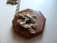 Mid Century Bowling Couple Necklace