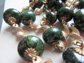 RARE Blue Moon Bakelite Coro Multi Strand Chain Necklace CORO