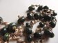 RARE Blue Moon Bakelite Coro Multi Strand Chain Necklace CORO