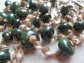 RARE Blue Moon Bakelite Coro Multi Strand Chain Necklace CORO