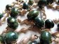 RARE Blue Moon Bakelite Coro Multi Strand Chain Necklace CORO