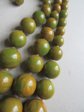 Vintage Bakelite Triple Strand Necklace End Of Day Gorgeous Swirls! 