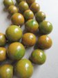 Vintage Bakelite Triple Strand Necklace End Of Day Gorgeous Swirls! 