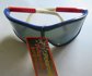 Vintage 1990's Stars and Stripes Holographic Sunglasses Never Warn