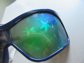 Vintage 1990's Stars and Stripes Holographic Sunglasses Never Warn