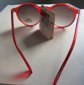 Vintage 1980's Ladies Red Sunglasses Solar Accents Never Worn with Tag