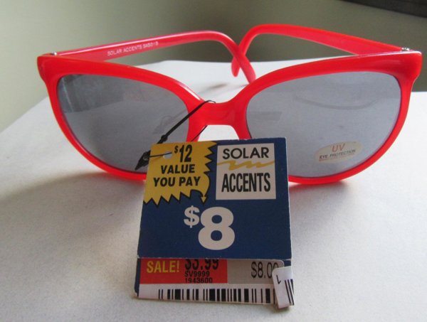 Vintage 1990's Sunglasses Solar Accents Never Worn with Tag
