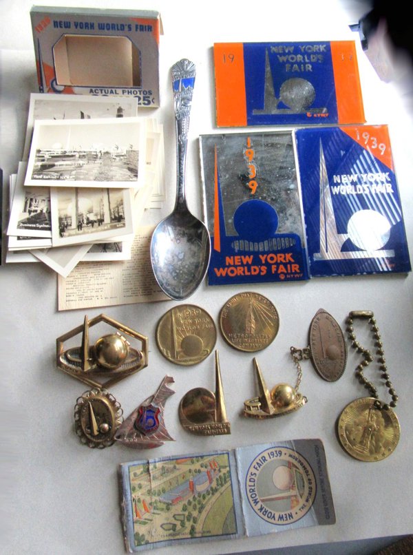 1939 NY World's Fair Souvenir Lot Memorabilia - Selling For a Friend With Medical Bills