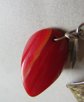 Vintage Chunky Red-Orange Bakelite Charm Bracelet
