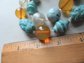 Vintage Apple Juice Bakelite Art Glass and Lucite Necklace