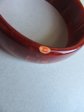 GORGEOUS Vintage Bakelite Spice Flame Bangle Bracelet