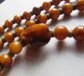 Vintage Chunky Bakelite Peanut Butter Necklace