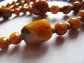 Vintage Chunky Bakelite Peanut Butter Necklace