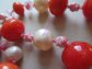 Outrageous Bakelite and Pink Glass Multi Strand Necklace WOW!