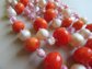 Outrageous Bakelite and Pink Glass Multi Strand Necklace WOW!